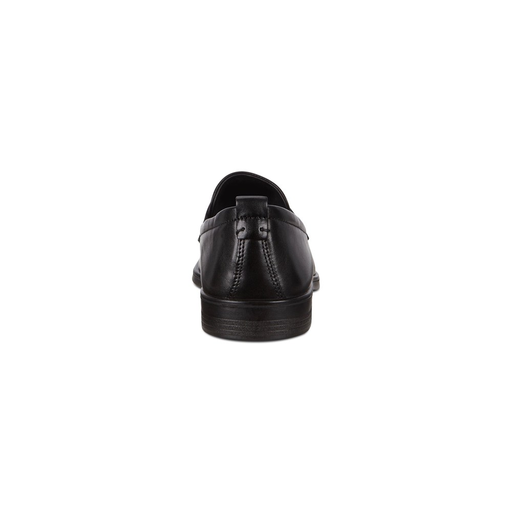 ECCO Mens Loafers Black - Melbourne Penny - CUV-687940